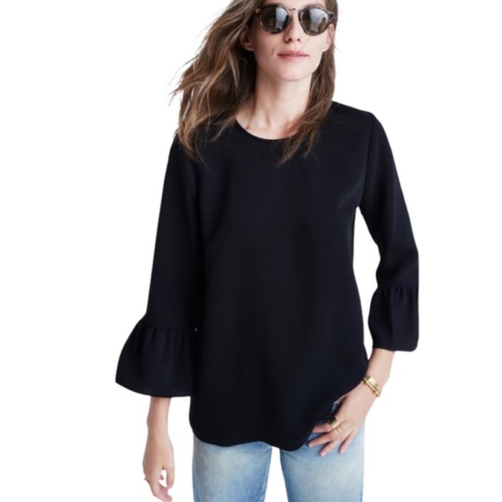 Madewell bell sleeve blouse - Picture 2 of 8